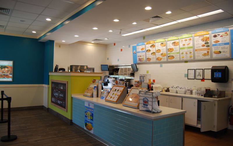 Captain D's ordering counter in Olive Branch, MS.