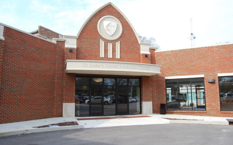 St. Luke's UMC Hospitality Hall Exterior Memphis, TN