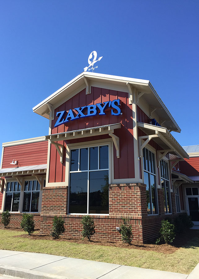Zaxbys Restaurant Construction